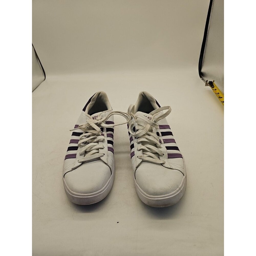 Size 11 Women's‎ K-Swiss Court Pro II CMF Sneakers 93629-196 White Purple